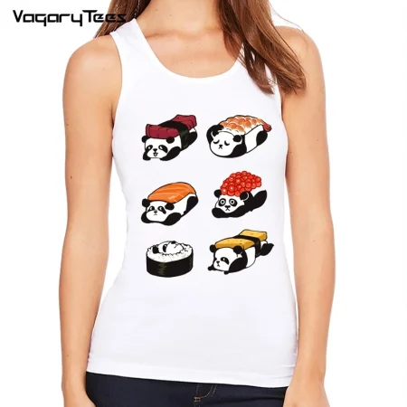 Sushi Panda Women's Tank Tops