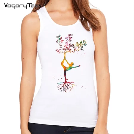 Lady Tree Printing Women's Tank Top