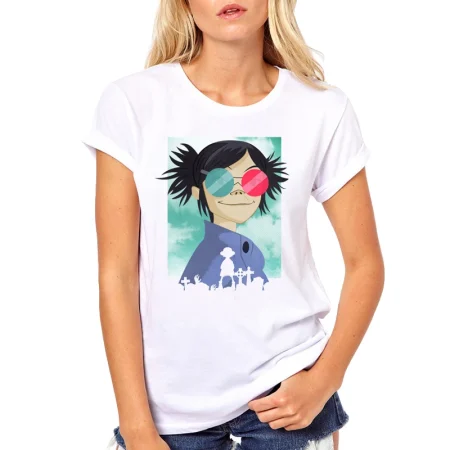 Gorillaz Women's T-Shirts Ringer