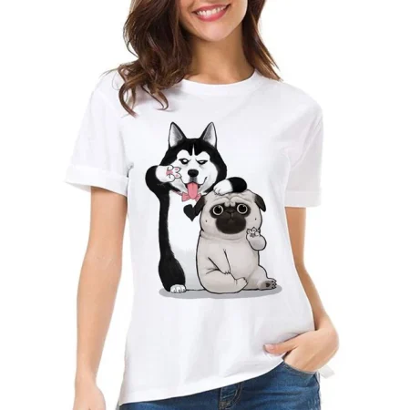 Dog Siberian Husky Women's T-Shirt