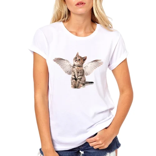 Women-Fashion-Cute-t-shirt-Chihuahua-pug-Kitty-angel-Yorkshire-dog-Printed-Tee-short-sleeve-Novelty-1